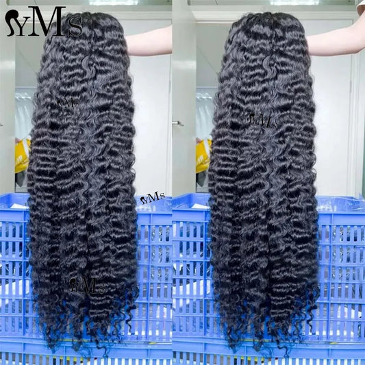 Flip Over Wig 3B3C Burmese Curly Half Wigs Human Hair YMS 350% High Density 3B3C Goddess Burmese Curly Half Wigs With Drawstring