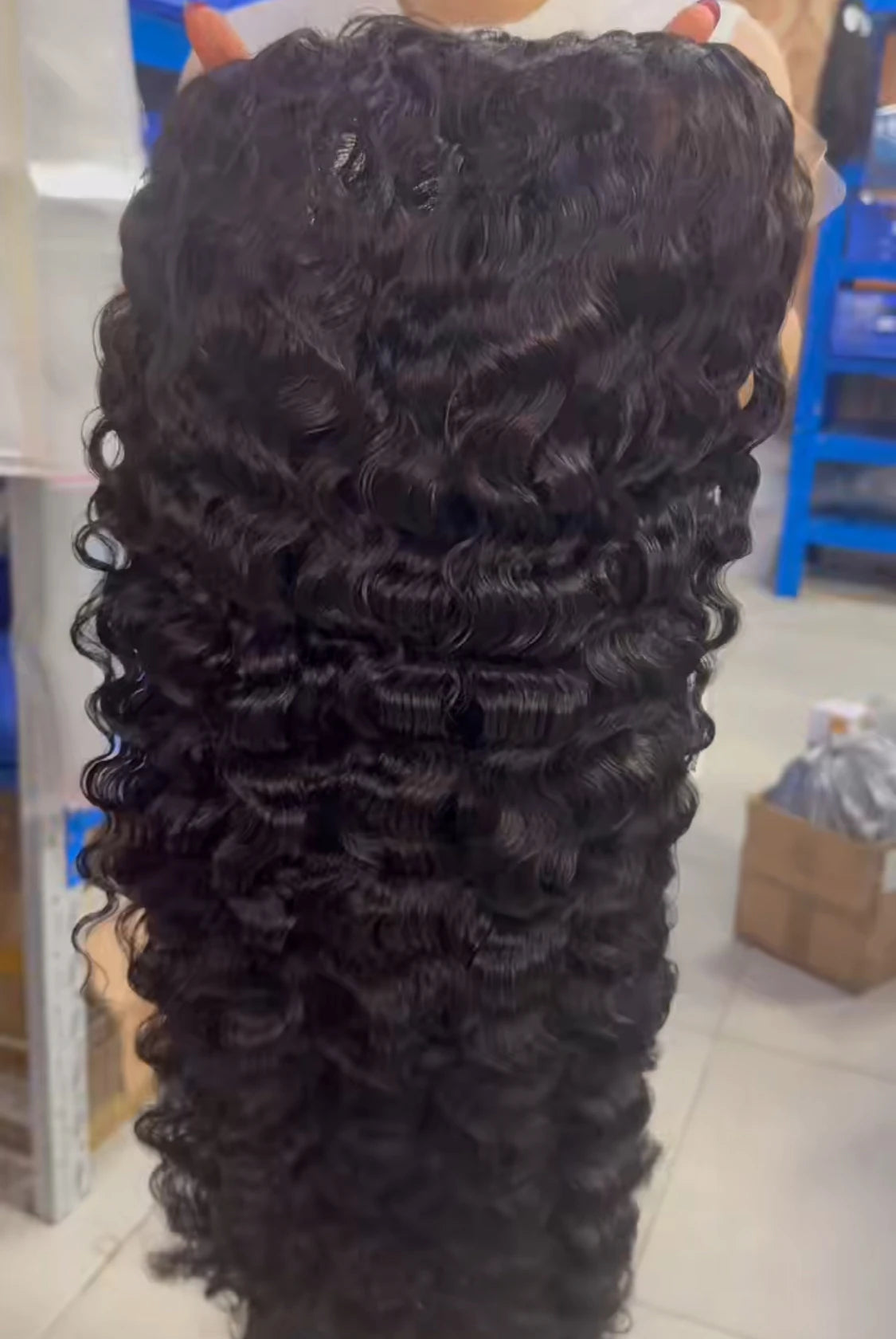 Raw Burmese Deep Curly Wave Human Hair Wigs 13x6 Glueless Full HD Lace Front Wig Natural Frontal Virgin 13x4 Lace Frontal Wig