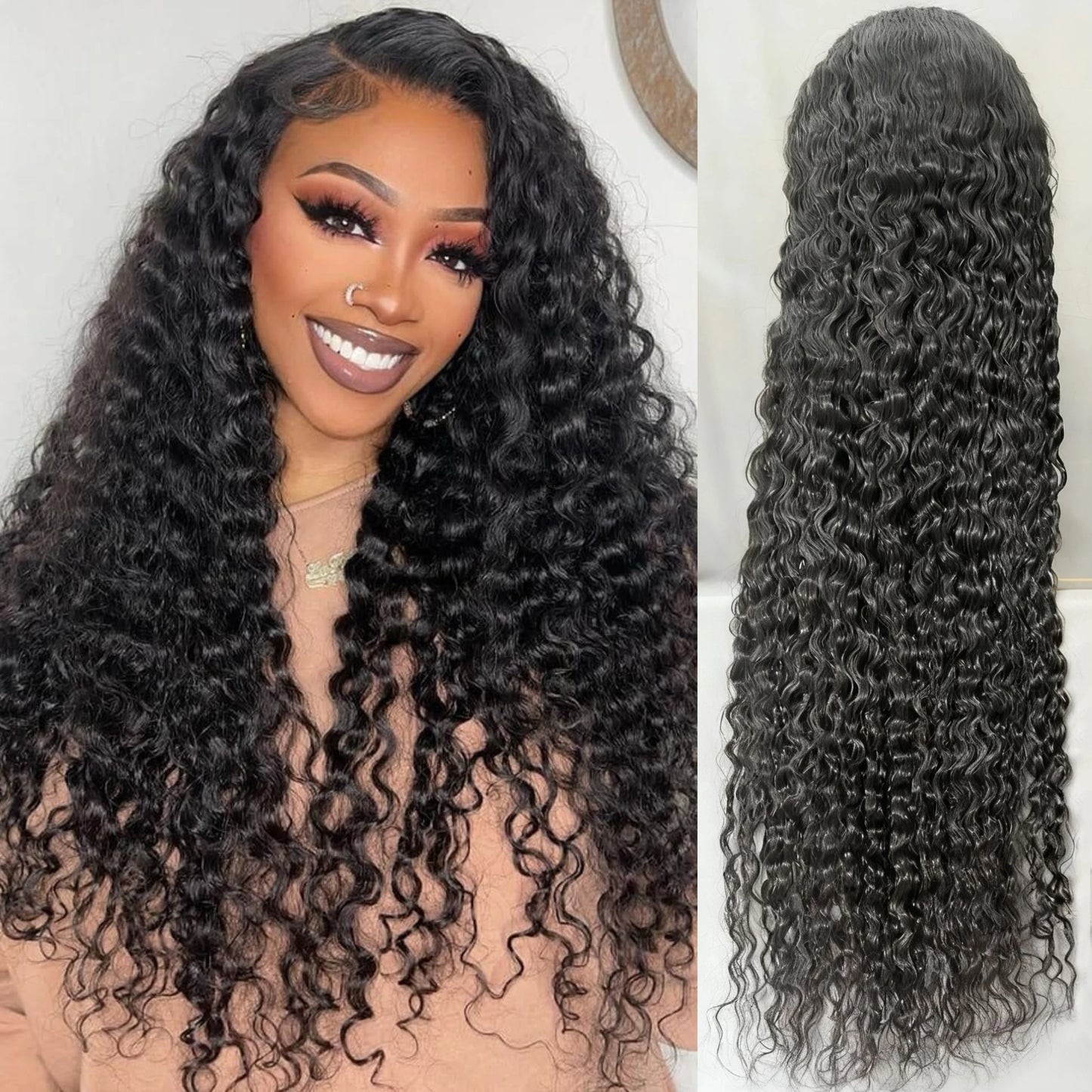 Wear and Go Glueless 13x4 HD Lace Front Wigs Vietnamese Raw Hair Bone Straight Wig Natural Brazilian Human Hair Wigs for Women
