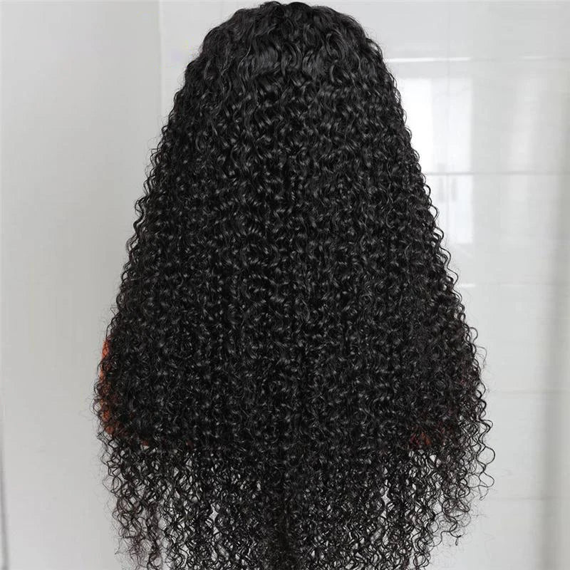 250 Density HD 13X6 Transparent Deep Wave Human Hair Lace Frontal Wig 30 40 Inch 13X4 Water Curly Lace Front Human Hair Wigs