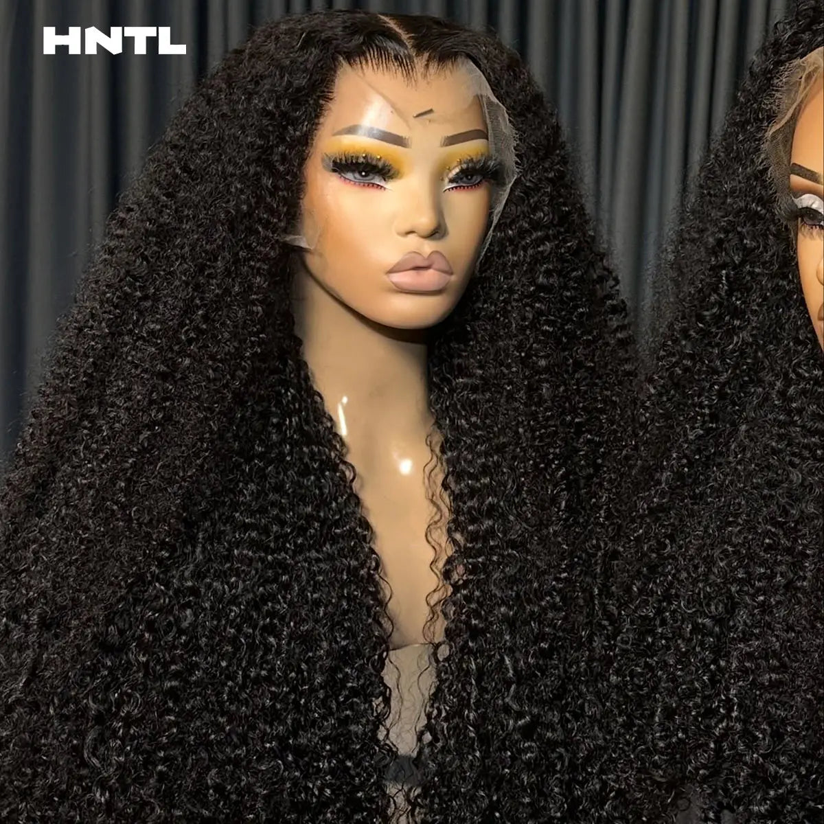 13x6 Lace Front Pixie Curly Glueless Wig 350 Density Ready to Wear 13x4 Kinky Curly Wig for Woman Natural Black Human Hair Wigs