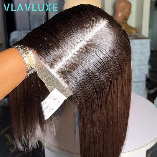 7x7 9x6 100% Real HD Lace Frontal Straight Human Hair Wigs Short Bob 12-18 Inch Straight Hair Ready To Wear Glueless 400% Wigs
