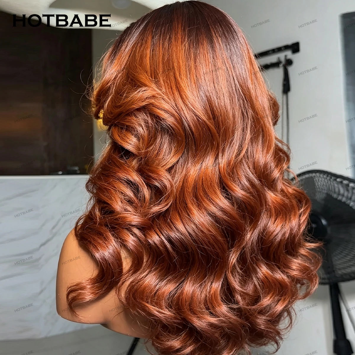 Ombre 4/350 Colored Human Hair Wig Glueless Wig Highlight Bouncy Curly 13x6 HD Lace Front Wig Wear And Go 400 Density Front Wig