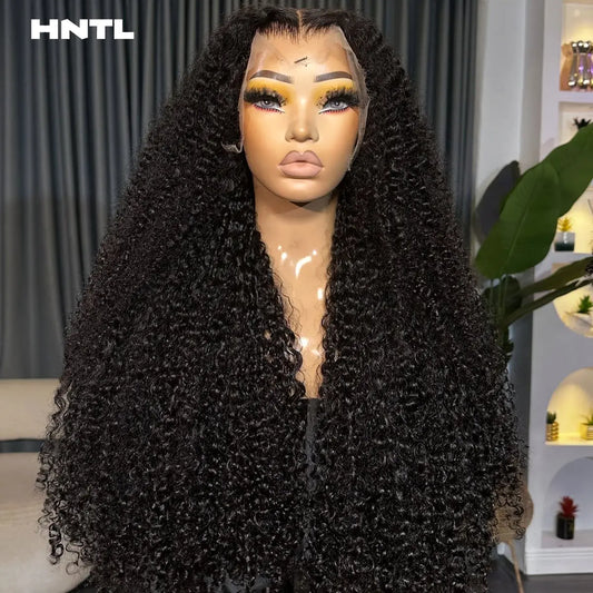 13x6 Lace Front Pixie Curly Glueless Wig 350 Density Ready to Wear 13x4 Kinky Curly Wig for Woman Natural Black Human Hair Wigs