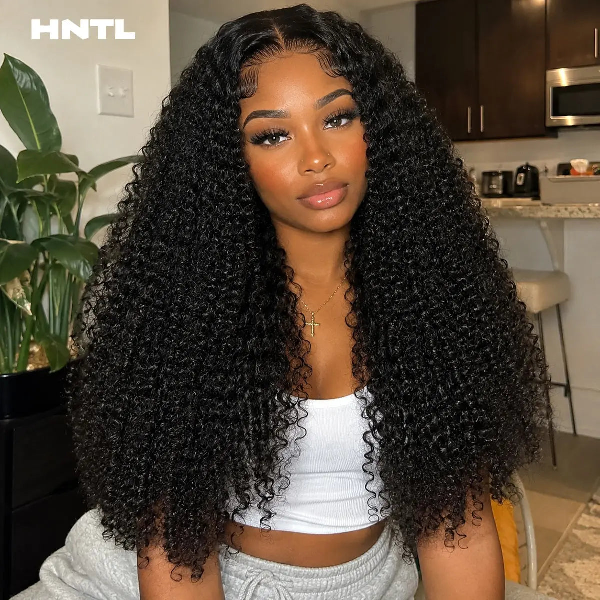 13x6 Lace Front Pixie Curly Glueless Wig 350 Density Ready to Wear 13x4 Kinky Curly Wig for Woman Natural Black Human Hair Wigs