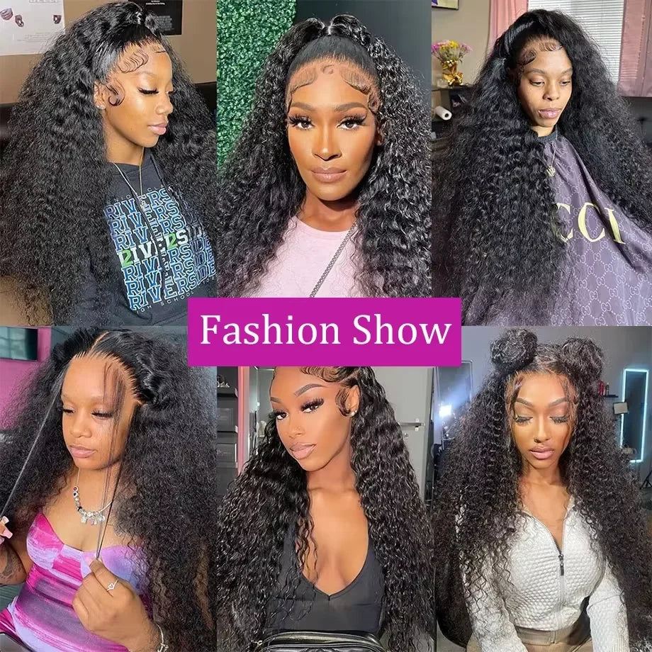 30 Inch Deep Wave Wigs Human Hair 13x4 13x6 Hd Lace Frontal Wigs Water Wave Lace Closure Wig Remy Brazilian Curly Wigs For Women