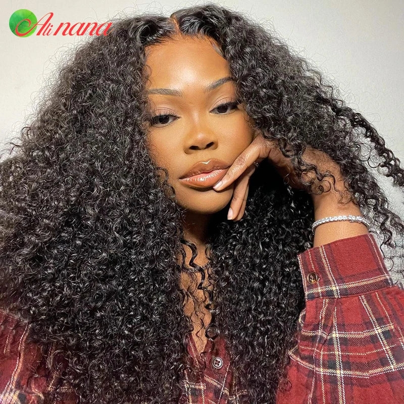 13x6 Honey Blonde Kinky Curly Lace Front Wig Pre-Plucked 180%Density 13x4 Lace Frontal Wigs Highlight Colored Wig Human Hair Wig