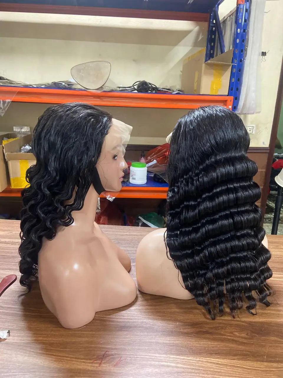 13x4 Deep Wave Lace Front Wig 180 Density 40 Inch HD Virgin Human Hair Wigs 13x4 Lace Front Wig